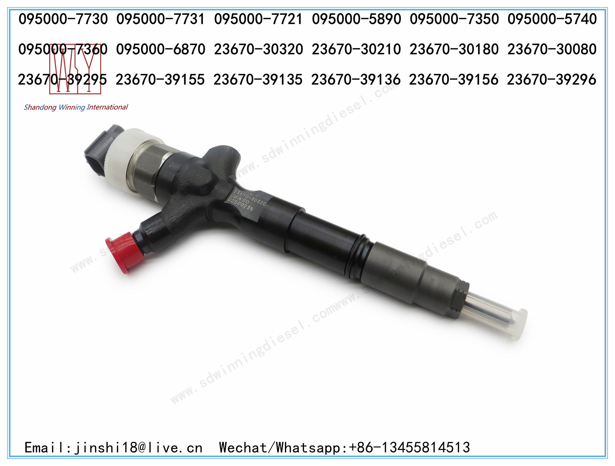 DENSO GENUINE AND BRAND NEW DIESEL FUEL INJECTOR 095000-7730, 095000-7731, 095000-7721, 095000-7350, 095000-5740, 095000