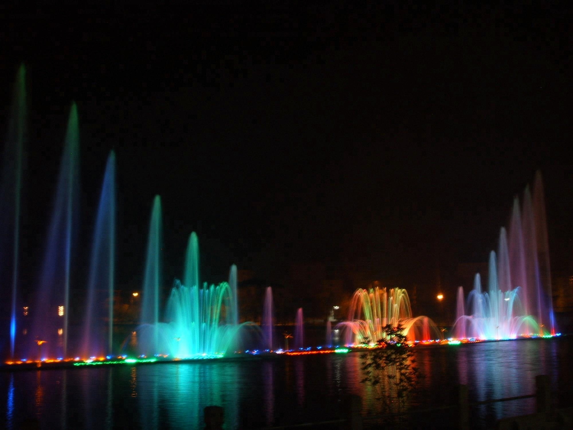 LED Outdoor Decoration Fountain Construction Water Park Equipment