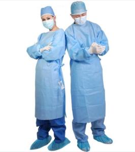 Quality Impervious Disposable Patient Exam Gowns Lightweight Reinforced Fabrication wholesale