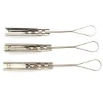 10PCS Everysmallbag Stainless Steel Drop Cable Tension Clamp for Outdoor FTTH