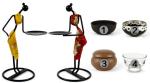 Creative Characters Chinese Etiquette Tea Holder for Home Decoration