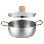 Multi-function Kitchen Cooking Pot Induction Stock Pot Stainless Steel Korean