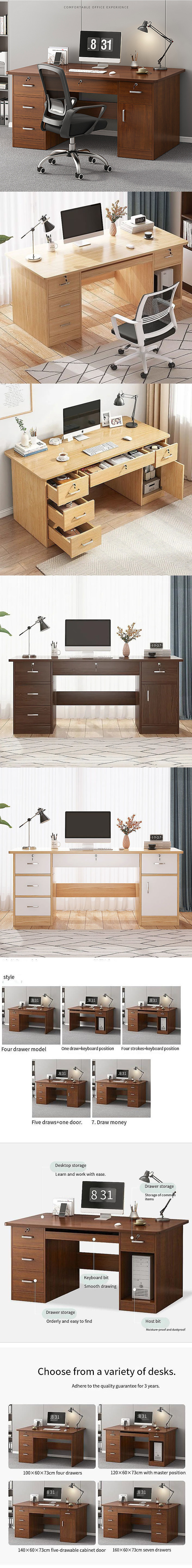 Executive Office Table for Luxury Modern Design Home Office Furniture Computer Desk