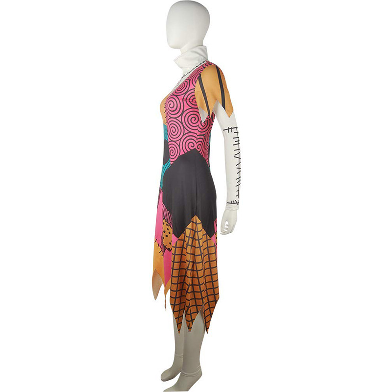 Dream Sally Kellington Cosplay Halloween Costume in MCB005 Nightmare Before Christmas