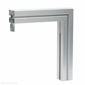 Quality Stiffness Sleek Aluminum Extrusion Shelf Unit Customized wholesale