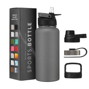 Quality Custom Logo Wide Mouth Vacuum Insulated Water Bottles Bpa Free wholesale