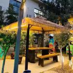 Doubletop Outdoor Thatched Garden Gazebos 3000*3000*3000mm