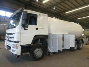 Quality Bobtail LPG Gas Tanker Truck Howo 6X4 20cbm 10 Ton For Lpg Transportation wholesale