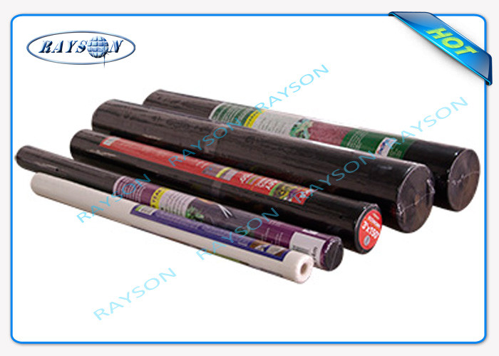 Environmental Black Weed Control Fabric For Vegetable Garden Agriculture Non Woven Cover