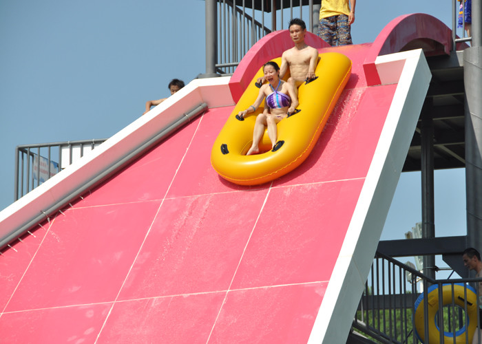 Exciting Theme Park Fiberglass Pool Slide With 12 Months Warranty