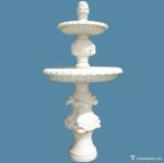 Lion Head Carved Marble Fountain Stone Water Outdoor Decro