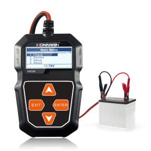 Quality CE certified Konnwei KW208 100-2000cca Digital Battery Tester For 12V Cars wholesale