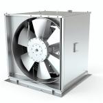4.5-12mm Fin Space All Stainless Steel Axial Fan for Industrial Ventilation