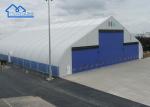 Outdoor Aluminum Frame Strong Structure Industrial PVC Cover Curve Tent Storage