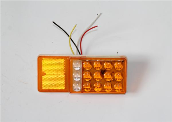 Aftermarket Motorcycle Tail Lights , Yellow Shell Motorcycle Led Rear Brake