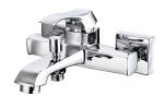 Chrome Bathroom Bath Mixer Tap Center Handle Location Corrosion Resistance