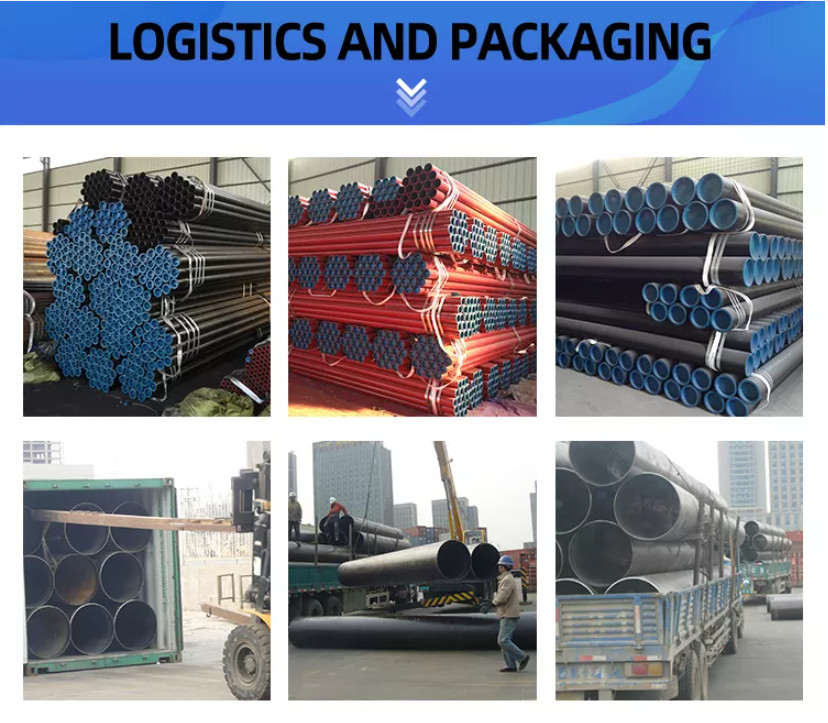 Q345 16Mn Q295 Stainless Round Tube SCH10 XXS Hot Rolled Carbon Steel Pipe