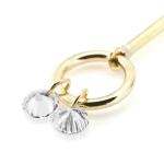 0.2 Carats VVS Lab Created Diamond Hoop Earrings Jewelry Type Rings Gemstone