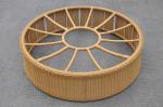 Durable Discount Rattan Furniture 7PCS Rattan Hanging Chair / Daybed With Round