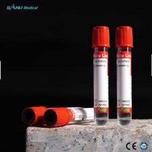 Quality Red Top Vacuum Collection Tubes PET Clot Activator Tube wholesale
