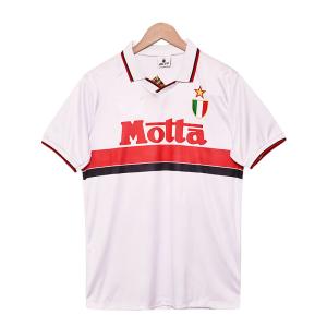 Quality AC Milan Retro Football Jerseys 1993-1994 Season Away Edition Replica Stretchable wholesale