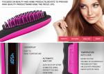 Magic Electric Hair Straightening Brush LCD Temperature Display 120C-230C