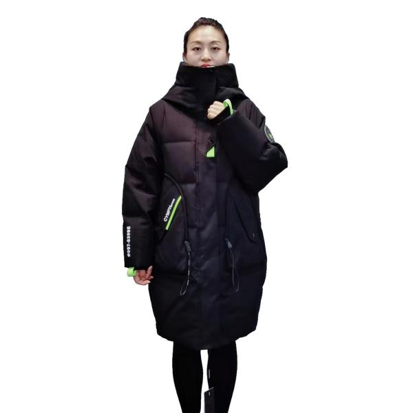 FODARLLOY F22565 Ladies Warm Hooded Cotton-padded Clothes Women Slim Long Winter