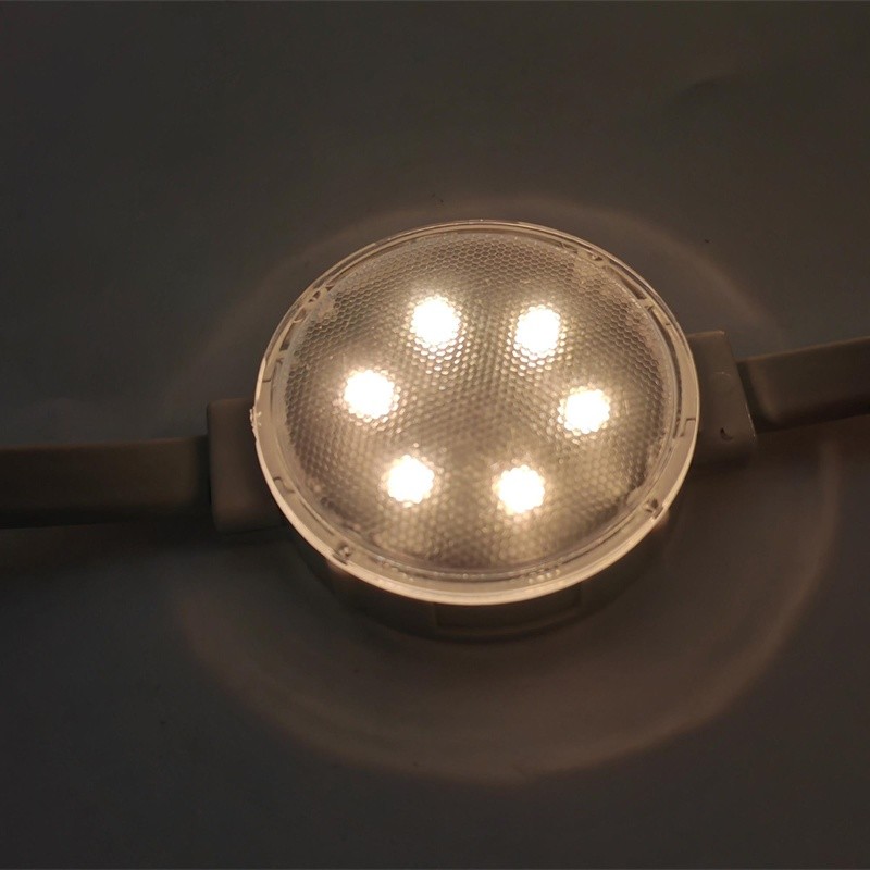 IP67 Waterproof DC24V 50MM DMX LED RGB Pixel Lights Programmable Full Color Smart Point Light Outdoor