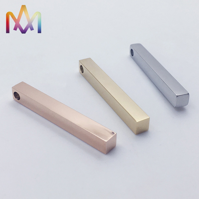 Hypoallergenic SS304 Vertical Bar Pendant 5x40MM