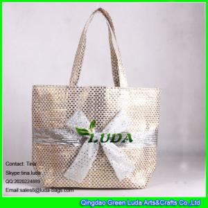 Quality LUDA japan style straw handbag fashion straw beach bag for yong girl wholesale