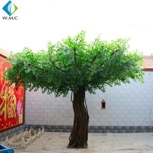 Quality 2.5m Height Fake Banyan Tree , Plastic Ficus Tree For Restaurant Garden Decoration wholesale