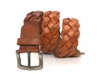 Fashion Mens Casual Leather Belt With Metal Clip Customized Size
