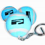 1.5'' promotional Tennis Ball Key chain