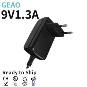 Quality 18W 9V 1.3A Wall Mount Power Supply Adaptor 10%-90%RH Humidity wholesale