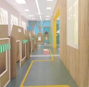 Quality Hospital Plastic Floor Covering Corrosion Resistance Durable Feature wholesale