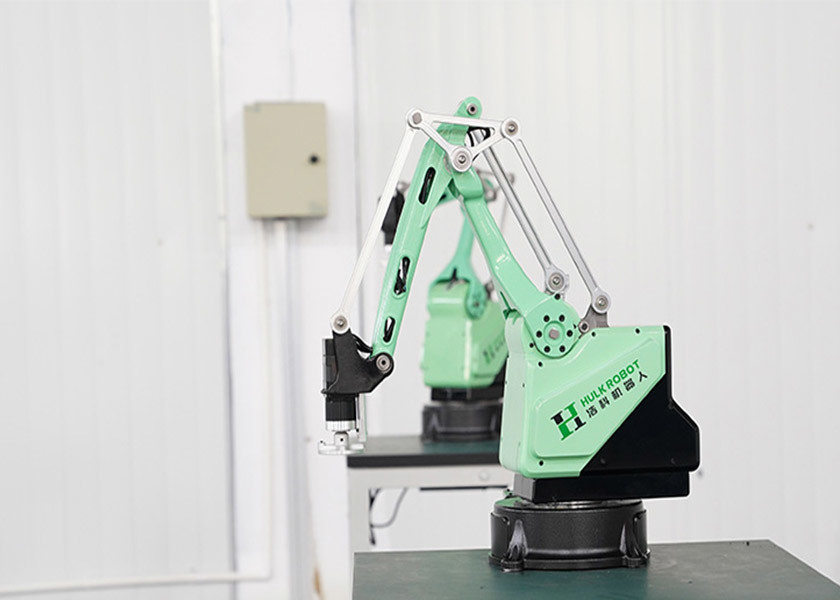 Small 1 Kg Stacking Palletizing Robot Arm To Pick And Place Components