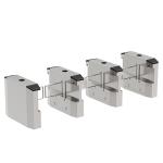 304 Stainless Steel Flap Barrier Gate Entrance Turnstile 1100mm