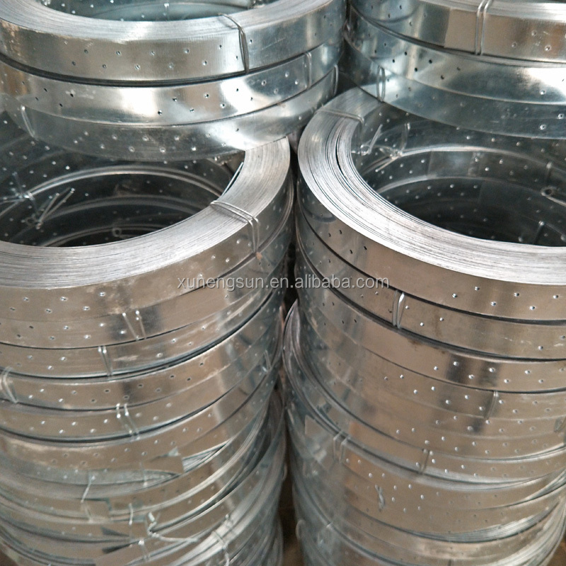 Silver Stainless Steel Strapping Band for Wood Construction Floor Joists and Beam Strap