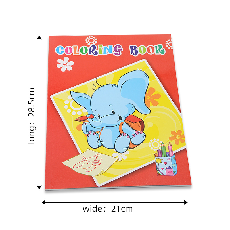 Soft Hardcover Binding Drawing Book for Kid Baby Memory Colouring Child Board Book