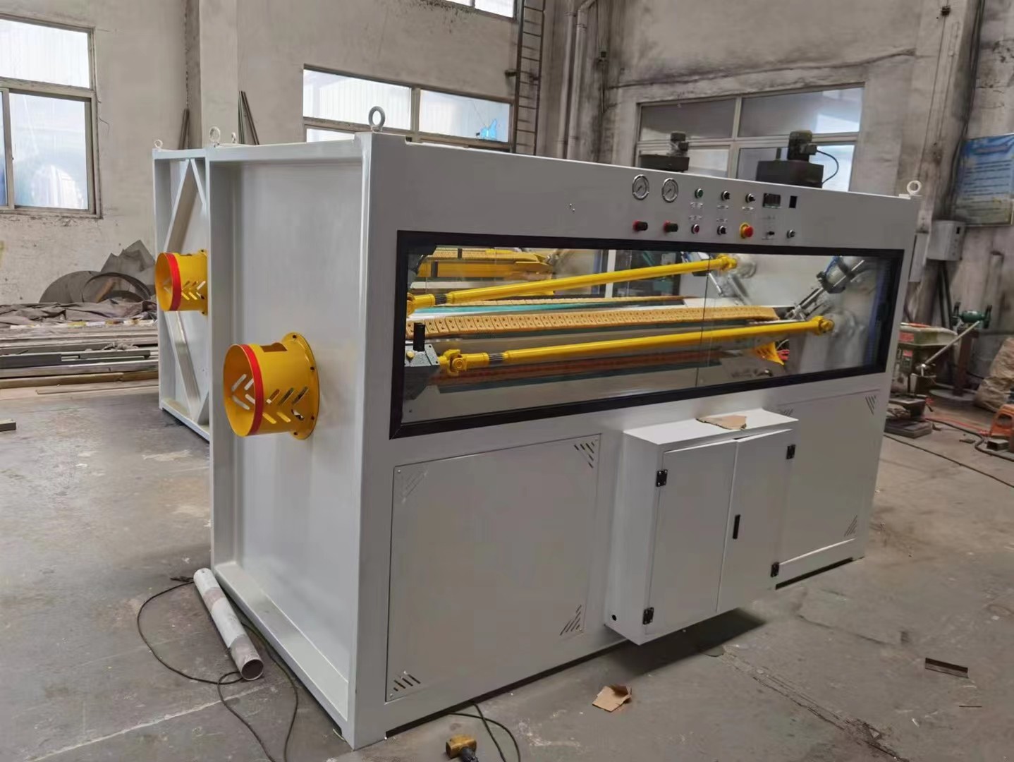 PVC WPC Panel Machine Interior Decoration Cladding Ceiling Roofing Tiles Extrusion Production Line