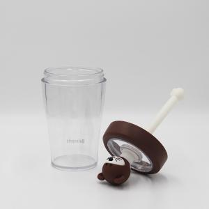 Quality 430ml BPA Free Straw Plastic Water Bottle for Sports and Fitness Enthusiasm wholesale