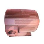 Sandblasting Die Casting Red Round Aluminium Motor Casing