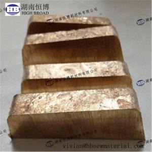 Quality ISO CuTi50 Copper Titanium Master Alloy Improve Alloy wholesale