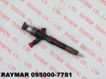 DENSO Genuine common rail injector 09500-7780, 095000-7781 for TOYOTA 23670