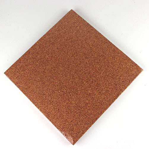ISO9001 Colored Cork Board Sheets Compressibility Waterproof