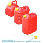 Red Color 2.5 Gallon Plastic Gas Jerry Can 10 Litre HDPE Gasoline Diesel Fuel