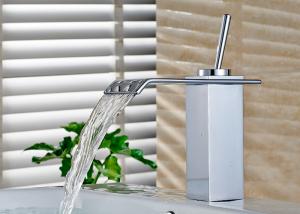Quality Single Handle Wash Basin Bathroom Sink Mixer ROVATE Chrome Finished wholesale