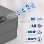 Fingerprint Recognition Steel Luxury Secure Jewelry Box Auto Open Jewelry