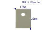 Polished Ceramic Substrate Plate 10x10mm for Customer Requirements