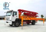 Building Construction Concrete Boom Pump Truck , Concrete Pump Truck 37m